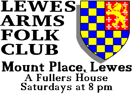Traditional song and music at the Lewes Arms Folk Club, Mount Place, Lewes, Sussex